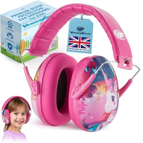 Kids Ear Defenders - Noise Cancelling Headphones - Unicorn Fantasy