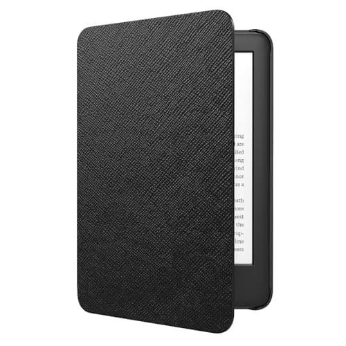 MoKo Case Fits 6" Kindle Basic 11th Generation 2024/2022, Black