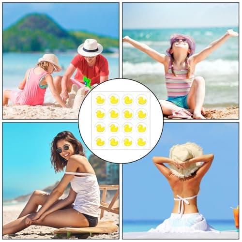 UV Detection Stickers – Sun Exposure Labels, Color Change Indicators, Multi Scenario Application Warning Decals | Outdoor Safety Monitoring Tools for Skin Protection Travel School Beach — view 4