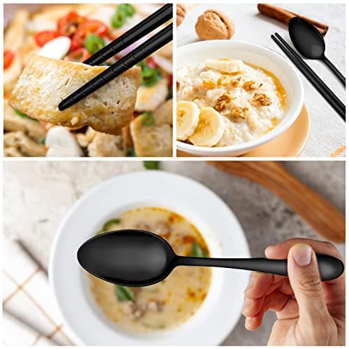Herogo Portable Travel Cutlery Set with Case, 8Pcs for Camping Picnic Lunch — view 4