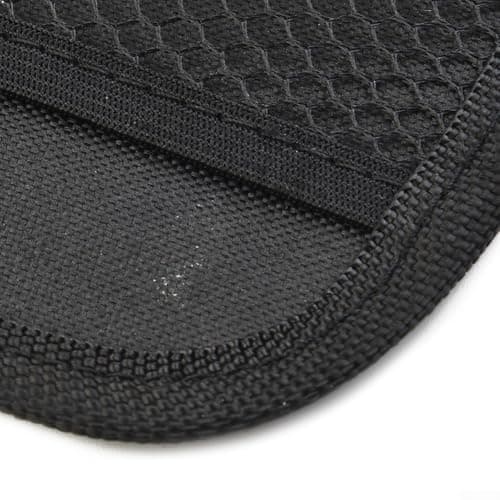 Hosrivae Car Vehicle Mesh Net Storage Bag with -up Mount for Phone Holder and Organizer Pouch Compatible with All Car Models, Black (16.8 x 12.2 cm)