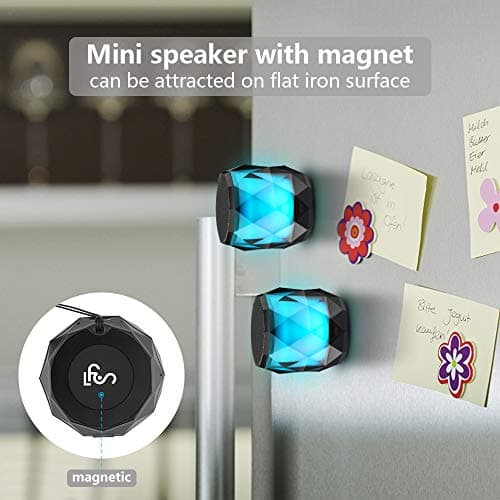 LFS Portable Mini Bluetooth Speaker with 7 Color Lights, TWS Stereo Pairing — view 4