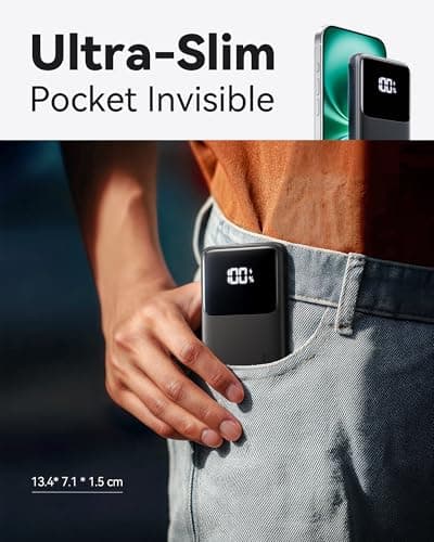 INIU Power Bank, 10000mAh 22.5W PD3.0 QC4.0 Fast Charging Portable Charger — view 3