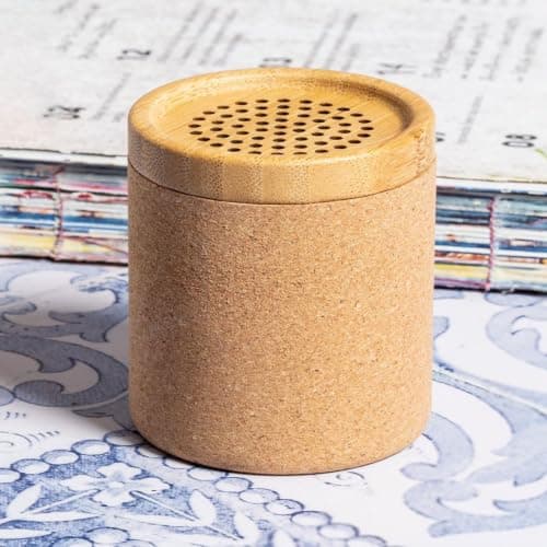 Sawfish Personalised Speaker Mirintex Portable Cork & Bamboo Bluetooth Speaker – Type-C Charging, Rechargeable, Natural Design — view 6