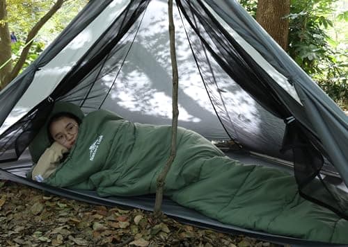 Nature Link Lightweight Mummy Sleeping Bag, Nylon Shell and Lining, Waterproof, Roomy Mummy Sleeping Bag, Great for 3-4 Season Outdoor Backpacking, Hiking, Camping, for Adults and Kids — view 6