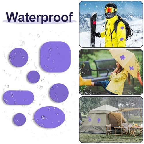Skystuff 45pcs Nylon Repair Patches, Waterproof Self-Adhesive for Tent — view 4