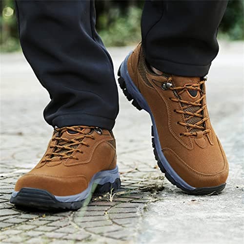 Men'S Running Shoes Low Top Lace Up Walking Trainers Non Slip Hiking Shoes — view 6
