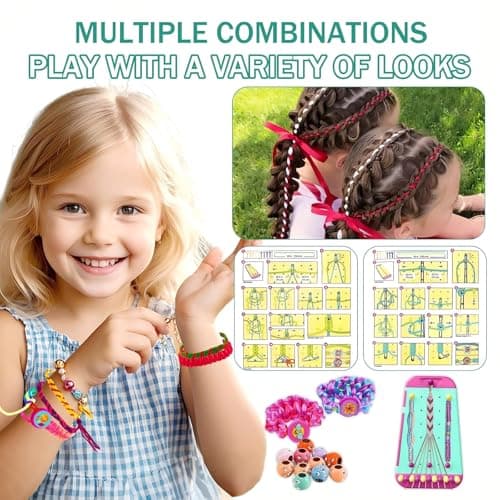 Yebebao Friendship Bracelet Making kit, Gifts for 6 7 8 9 10 11 12 Year Old Girls, Arts and Crafts for Kids Ages 6-12, DIY Toys for Birthday Party Travel Christmas Children's Day — view 4