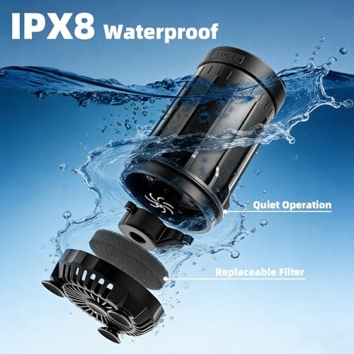 Uplayteck Portable Camping Shower, 8000mAh Rechargeable Outdoor Shower Pump — view 4