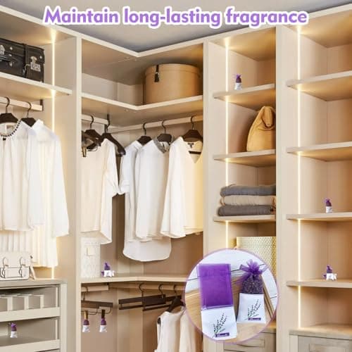 YHTCC 10Pcs Lavender Bags Empty for Wardrobes Storage Scented — view 5