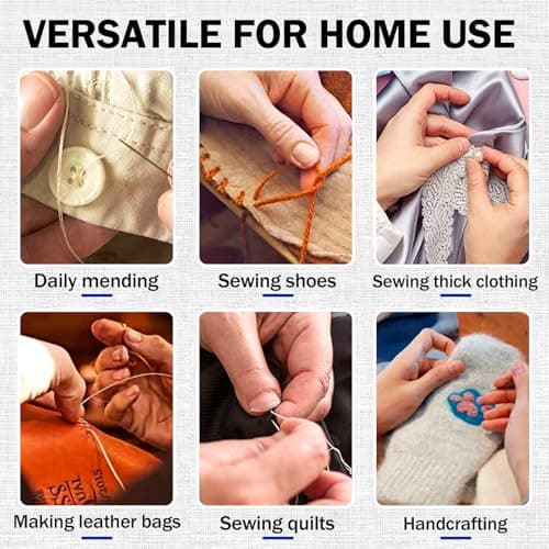 34 PCS Sewing Kit, Multi-Purpose Needle and Thread Kit Accessories, Needles Thread Hand Repair Tools, Sewing Tool Set Gifts for Women, Thread and Needles Set for Adults, DIY,Home, Travel (C03) — view 4
