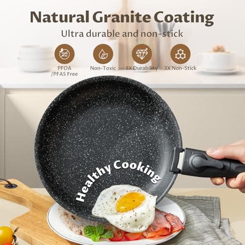 Fadware Non Stick Frying Pan Set with Detachable Handle - 20cm, 24cm, 28cm — view 5