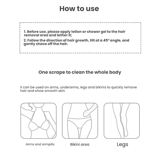 Women's Disposable Razors - Mini Shaver- Precision Bikini & Underarm Razor with Ergonomic Handle, Smooth Skin, Travel-Friendly Design for Sensitive Areas, Painless Hair Removal, Easy to Clean (3 Pcs) — view 6