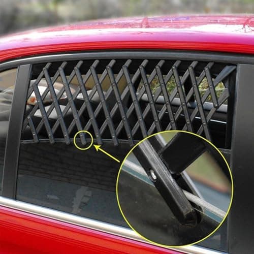 Pet Vehicle Barrier Guard - Expandable Window Divider, Adjustable Automotive Protection Fence, Secure Travel Safety Partition | Practical Road Protection Solution For Cars RV Trucks Minivan SUV — view 3
