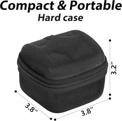 LASUK 1 Slot Watch Case, Portable Hard Storage Box, Black — view 3