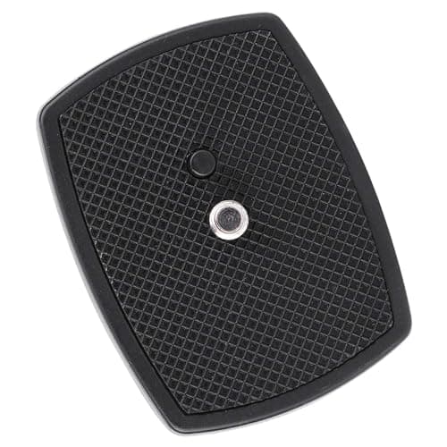 ABS Plastic Quick Release Plate Mount Board Portable Lightweight for Yunteng VCT668 ST666 690 Camera Mount Plate Black 35x35mm (Applicable to Yunteng Allegro (35 * 35mm)) — view 3