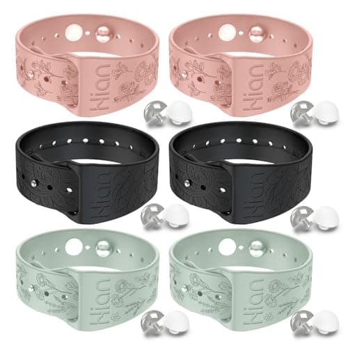 Motion Sickness Bands Anti Nausea Acupressure Wristband Sea Sickness Wristbands Nausea Bands(3Pairs-Pink+Black+Beryl)