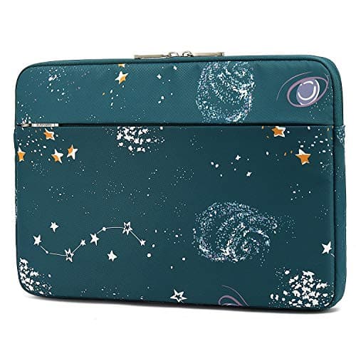 KAYOND 14 inch Laptop Sleeve, Compatible MacBook pro 15.4(2017-2020) and 14 inch Notebook Computer, Water Repellent Laptop Bag,Shockproof case (14-14.1 inch, Starry Sky)