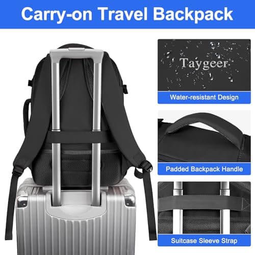 Taygeer Ryanair Cabin Bags 40x30x20 Underseat, Travel Backpack Cabin Size — view 5
