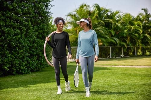 Gyabnw Womens Sports Top UPF 50+ Sun Protection Long Sleeve Quick Dry Black — view 3
