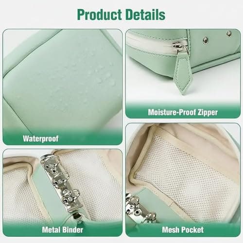 Waterproof Pill Pouch Set-7Pcs Bags Inside,A8 Waterproof Pill Organizer Set,Portable Waterproofs Pill Pouch with 7 to 14 Days of Meds for Travel Daily — view 5