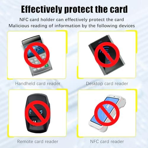 20Pack RFID Blocker Card Ultra Thin Anti Theft Credit Card Protector Holder — view 6