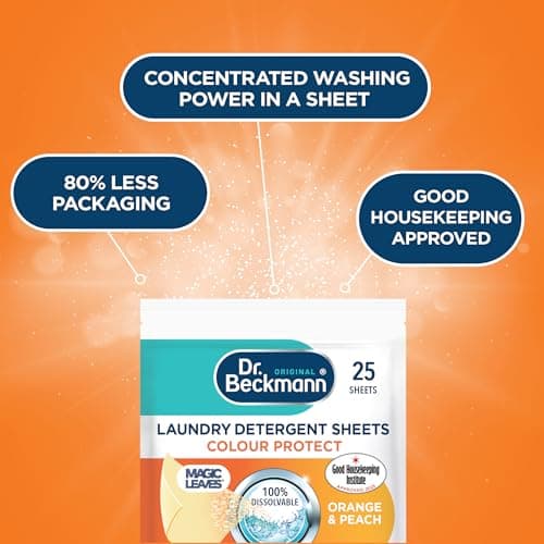Dr. Beckmann Laundry Detergent Sheets, Colour Protect, 25 Sheets — view 2
