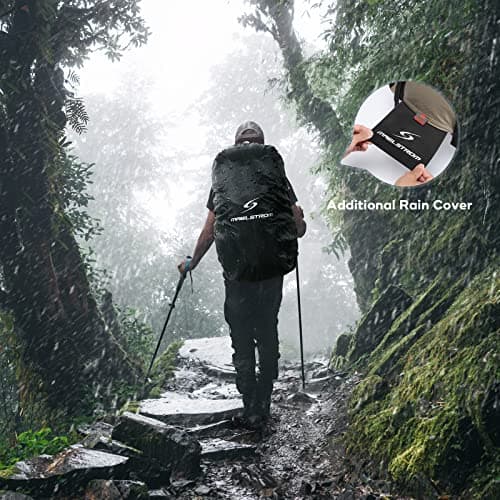 Maelstrom 40L Hiking Backpack, Lightweight Camping Daypack with Rain Cover — view 4