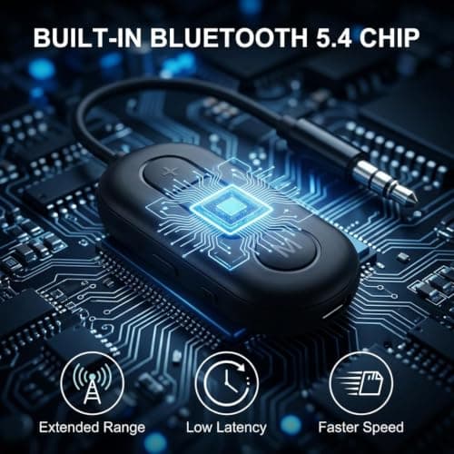 3.5mm bluetooth transmitter, 2 in 1 Airplane Bluetooth Aux Adapter Receiver — view 4