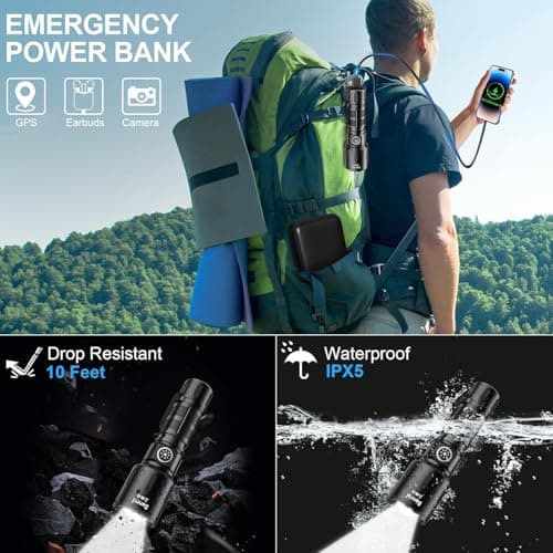 Rechargeable Torch Super Bright LED High Lumens Small Powerful Torches — view 6