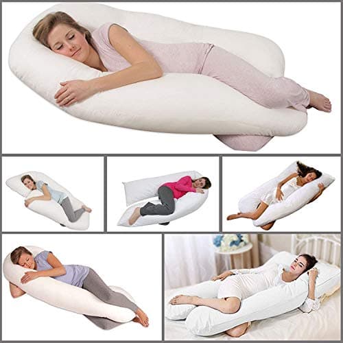 CHILIMILII 12 Ft Big U-shpaed pillow,Pregnancy Pillow, U-shaped full body pillow, Maternity Support, hip, leg back support u-pillow — view 2