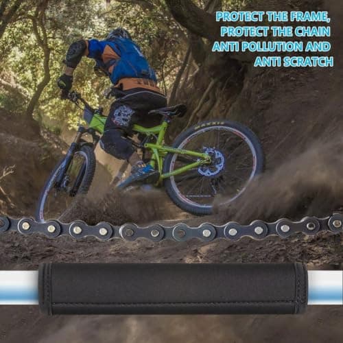Bicycle Frame Cover Set for Carbon Frame Protection, Neoprene Bike Carrier Transport Guards Against Scratches, 3 or 4 Pack Sizes S/M/L/XL(3PCS set) — view 4