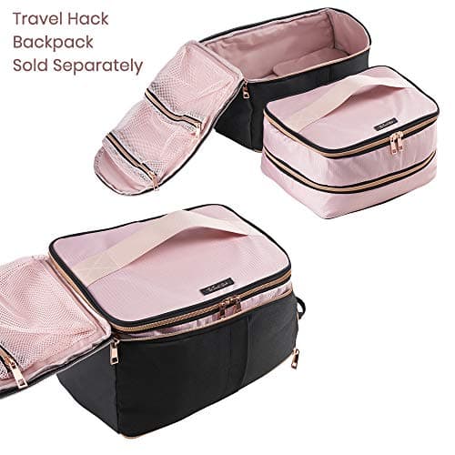 Cabin Max Travel Cubes Compression Packing Cube, Lightweight, Pink, 17L — view 4