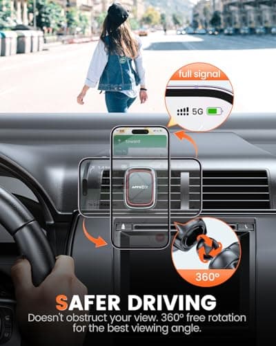 APPS2Car 2 PACKS in Car Phone Holder Air Vent Magnetic — view 4