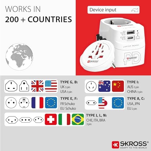 SKROSS PRO Light AC45PD - World Universal Travel Adapter — view 3