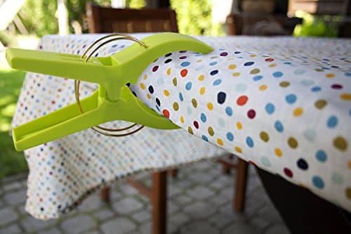 URAQT Beach Towel Clips, 8 Pcs Large Laundry Clip Towel Pegs, Bright Color Plastic Quilt Clips for Sunbeds, Sun Loungers, Pool Chairs, Laundry — view 6
