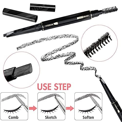 Gibot Eyebrow Grooming Kit, 5 pcs with Travel Case — view 4
