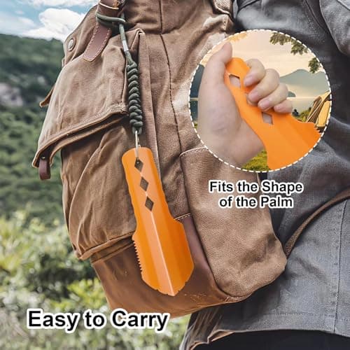 OIHCAZ Camping Backpacking Trowel, Ultralight Stainless Steel Shovel Survival Equipment, Lightweight Small Trowels Tools for Hiking, Gardening — view 5