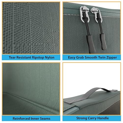 Serentify Extra Deep Packing Cubes for Suitcases - 6PCS Suitcase Organiser Bags Set (XL, L, M, S, Shoe Bag, Laundry Bag) - Durable Nylon Ripstop Fabric - Holiday Travel Essentials (Grey) — view 4