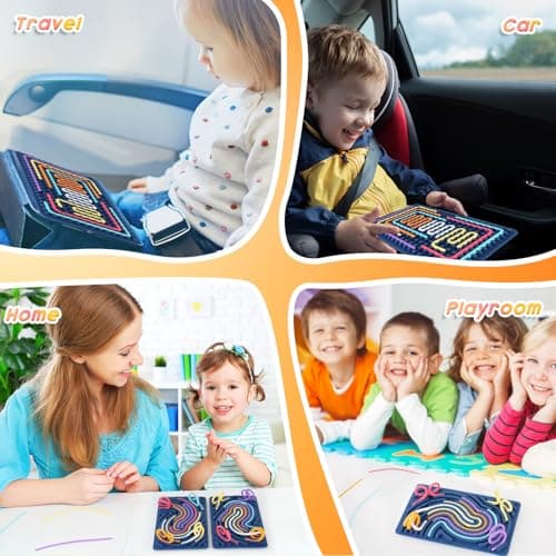 ddLUCK Sensory Activity Board for Autism ADHD, Fidget Toys for Kids Adults — view 4