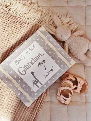 Pink or Grey Visit Grandma Kid's Suitcase Blanket Option (Grey Without Blanket) — view 5