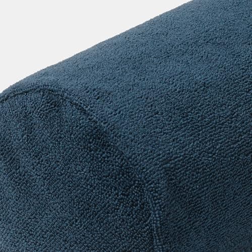 OHS Inflatable Bolster Pillow, Lightweight Compact Sun Lounger Cushion with Microfibre Cover Neck Roll Pillows for Head & Back Support Outdoor Cushions Travel Pillow Poolside Beach Accessories, Navy — view 6