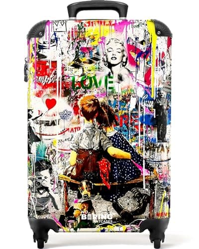 NoBoringSuitcases© Adults Luggage Suitcase for Women and Men