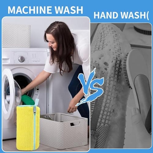 2Pcs Shoe Washing Bags for Machine-40x20cm Laundry Bag with Secure Zipper — view 6