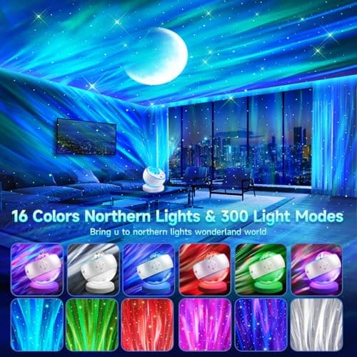 OneFire Galaxy Projector 16 Color Teenage Girl Gifts 5 Films Star Projector — view 2
