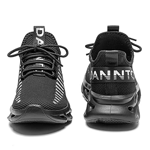 Dannto Mens Trainers Walking Womens Running Shoes(Black,42) — view 6