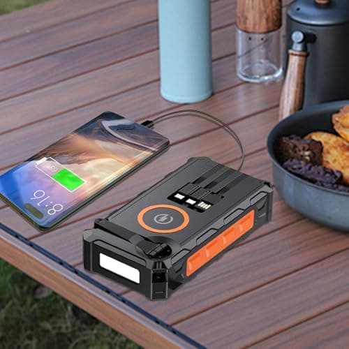 Solar Charger Power Bank Portable Waterproof Foldable Solar Power Bank — view 5