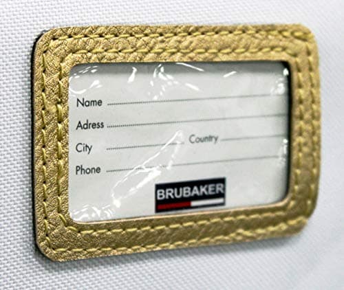 BRUBAKER Super St. Moritz Ski Boot Backpack for Boots, Helmet, Gear and Apparel - White/Golden — view 3