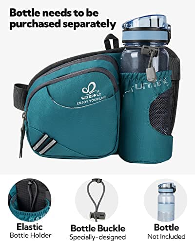 Waterfly Bum Bag Waist Fanny Pack with Water Bottle Holder — view 3