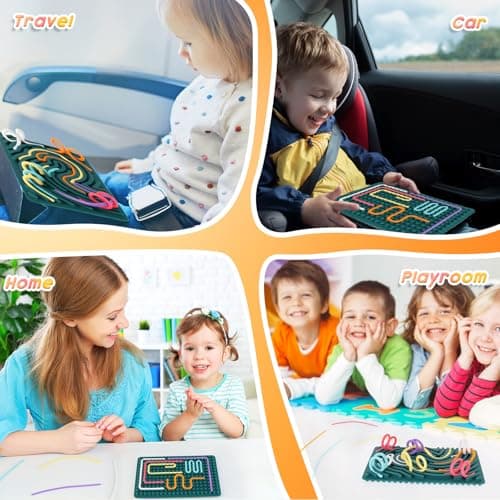 ddLUCK Sensory Activity Board for Autism ADHD, Fidget Toys for Kids Adults — view 4